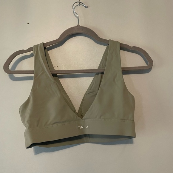 TALA DayFlex V Neck Sports Bra - Seafoam - Picture 3 of 6